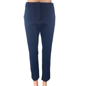 1. State Women's Blue Straight Skinny High Waist Trousers Chino Dress Pants 6